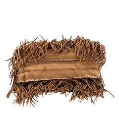 Suede Fringe Satchel