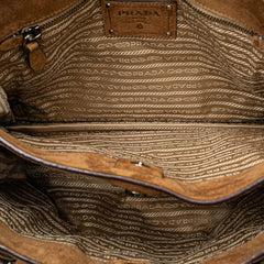 Suede Fringe Satchel