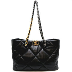 Chanel 19 Shopping Bag Quilted Leather