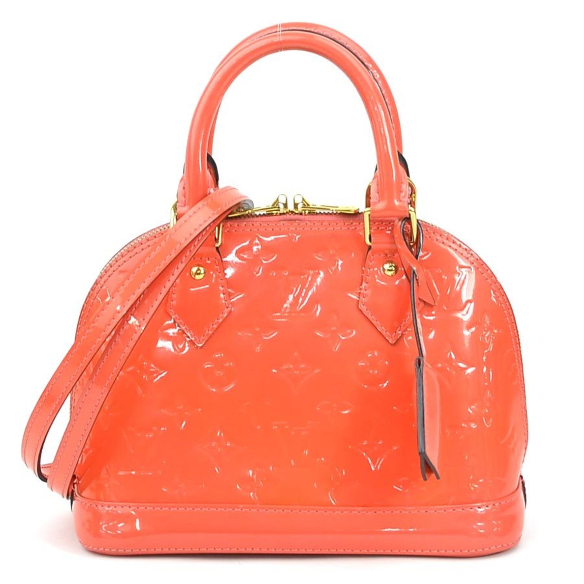 Louis Vuitton Alma Handbag Monogram Vernis
