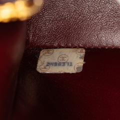 Medium Lambskin Diana Flap