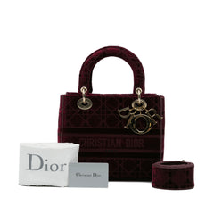 Medium Velvet Cannage Lady D Lite