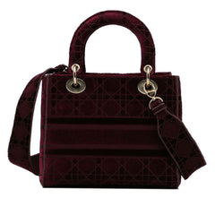 Medium Velvet Cannage Lady D Lite