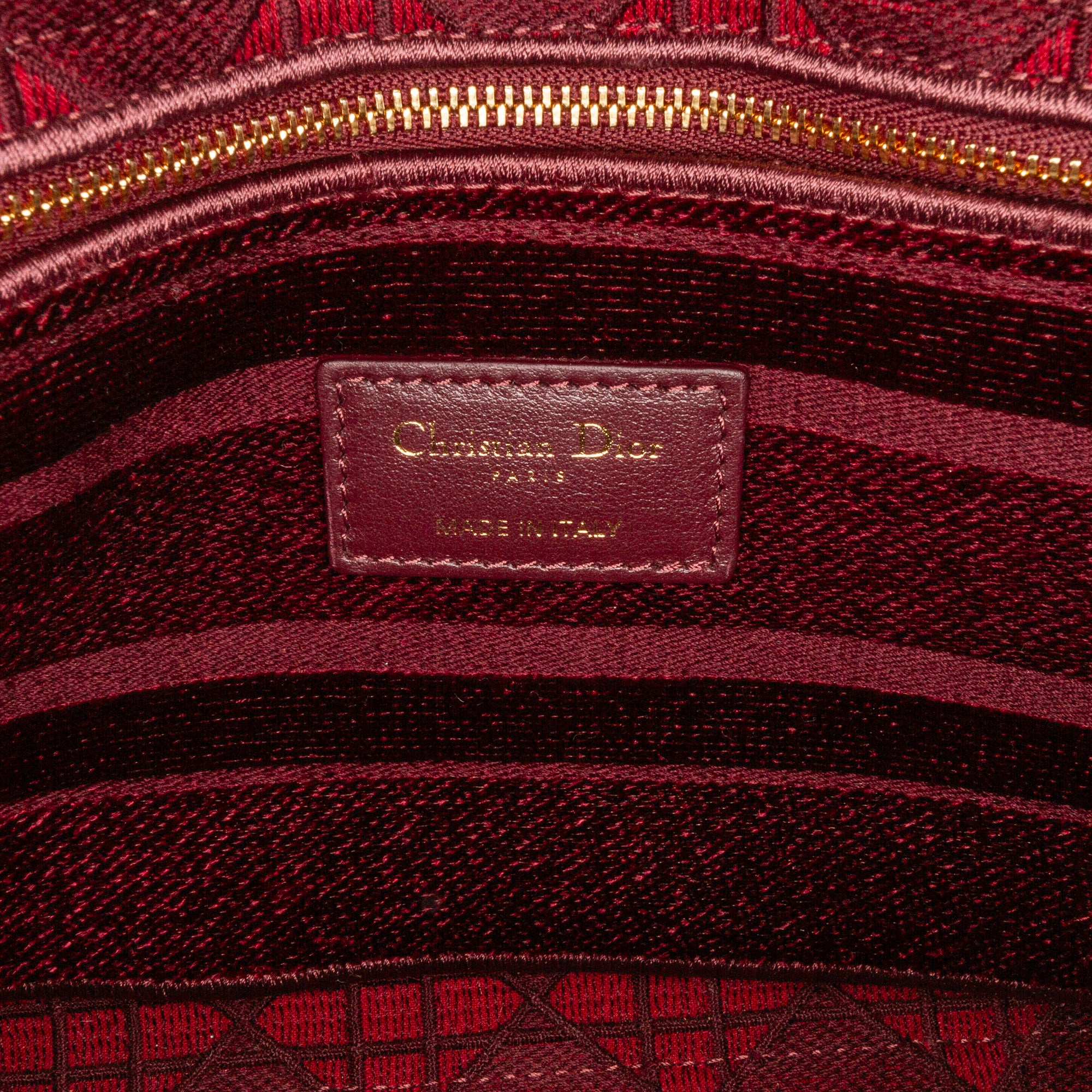 Medium Velvet Cannage Lady D Lite