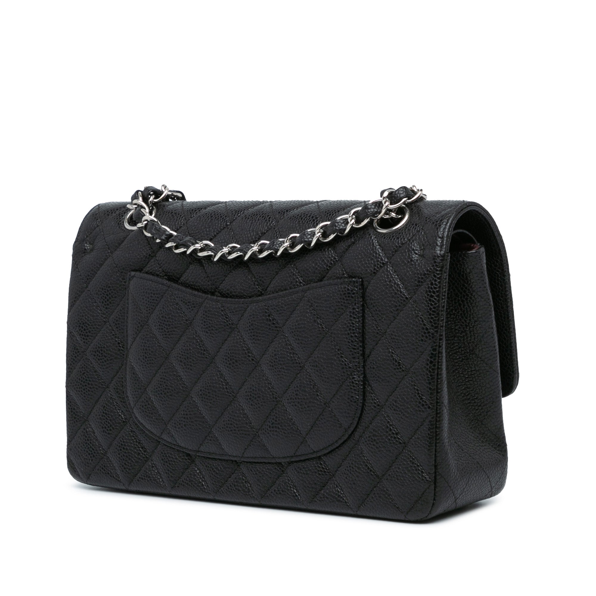 Medium Classic Caviar Double Flap