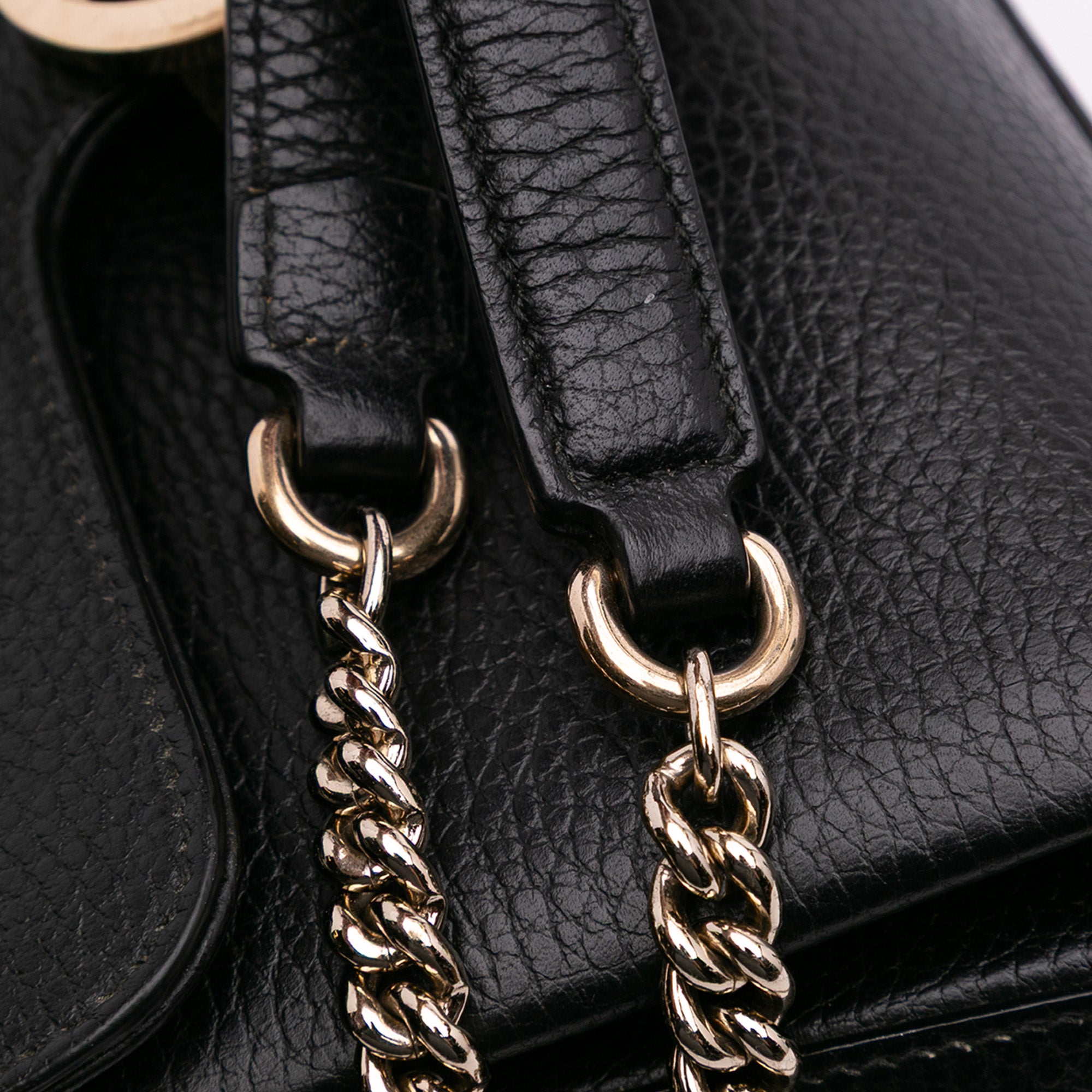 Small Dollar Calf Interlocking G Satchel