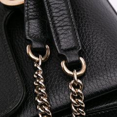 Small Dollar Calf Interlocking G Satchel