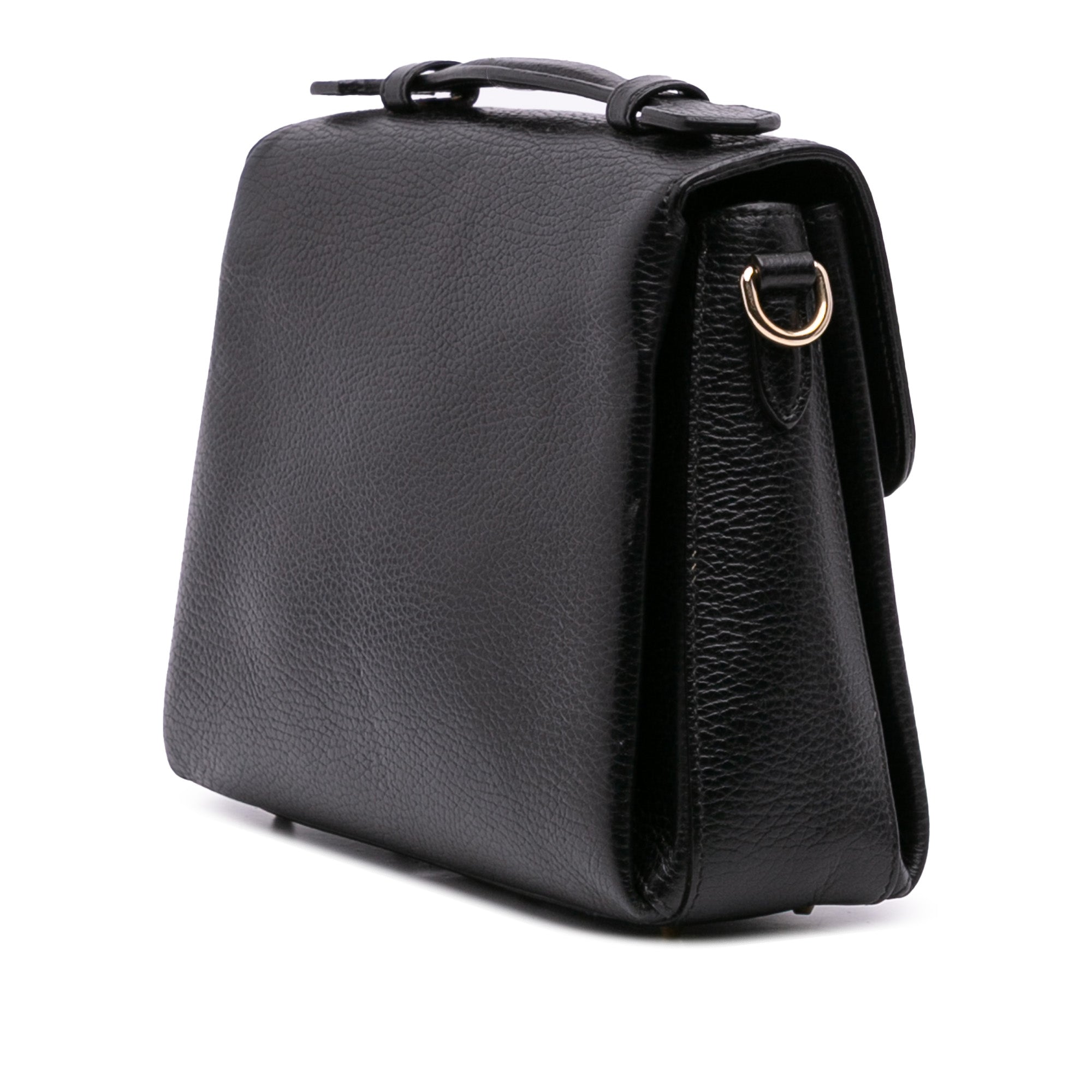 Small Dollar Calf Interlocking G Satchel