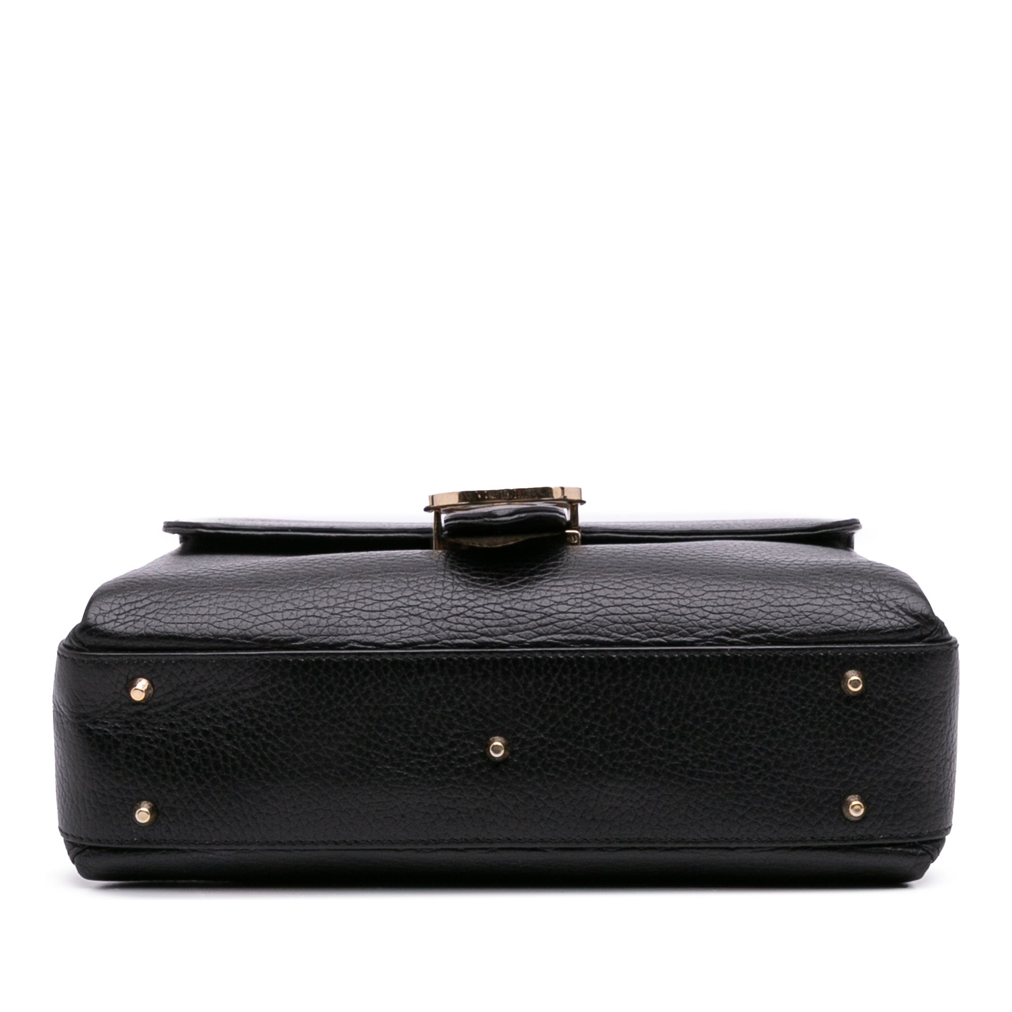 Small Dollar Calf Interlocking G Satchel