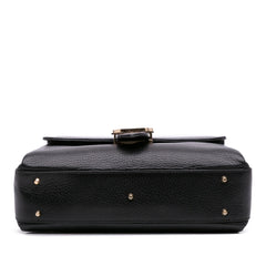 Small Dollar Calf Interlocking G Satchel