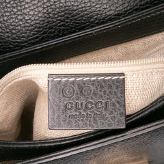 Small Dollar Calf Interlocking G Satchel