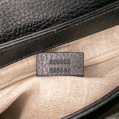 Small Dollar Calf Interlocking G Satchel