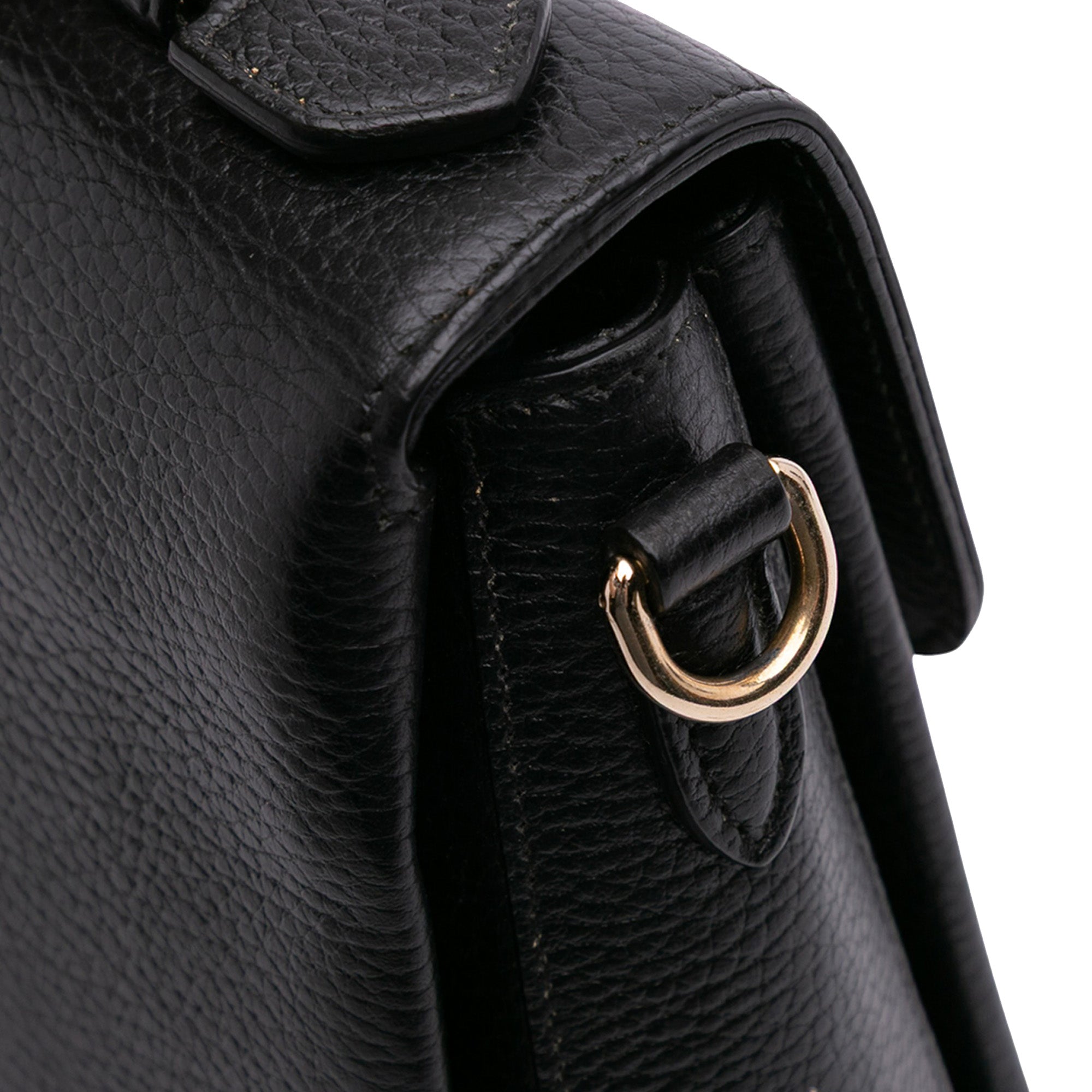 Small Dollar Calf Interlocking G Satchel