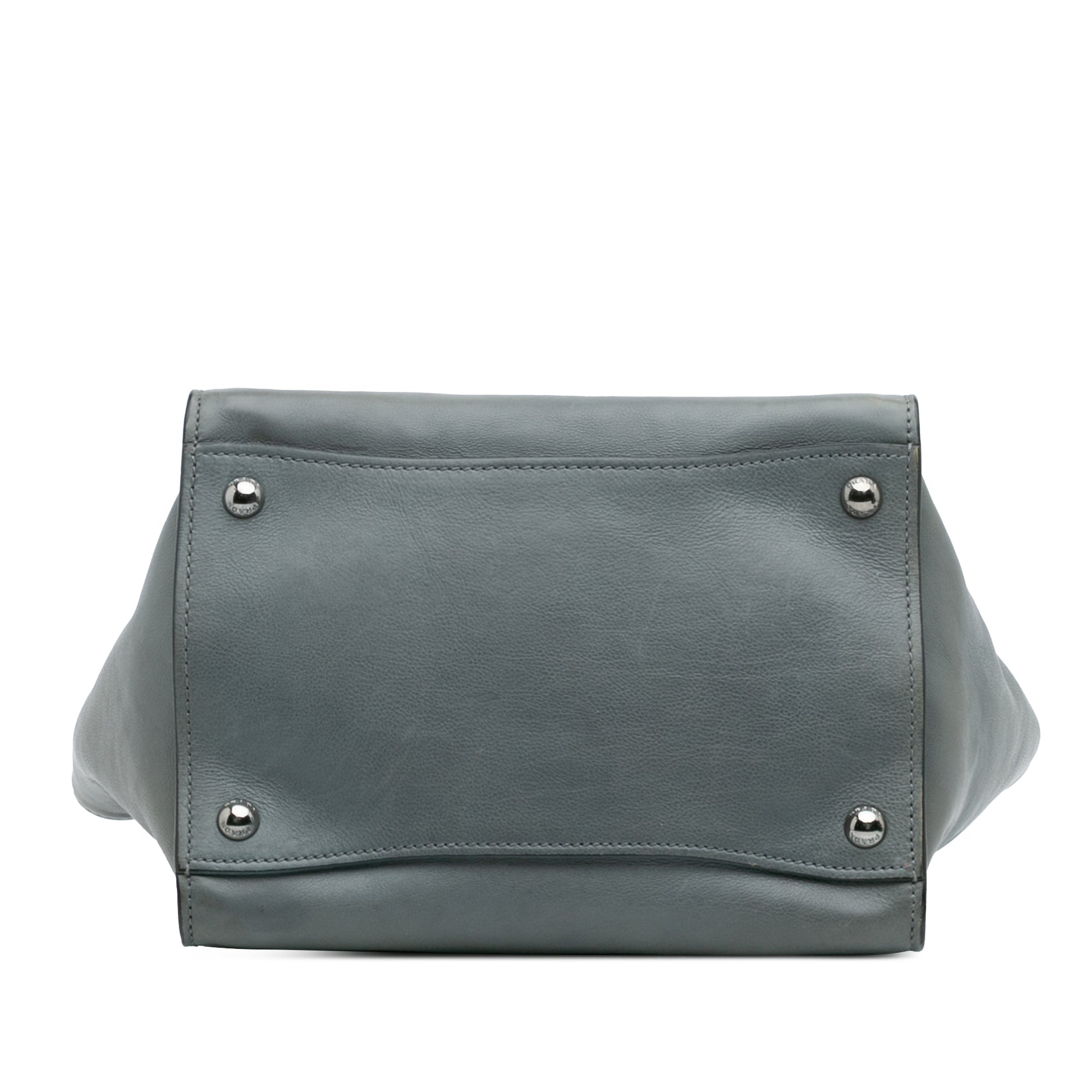 Glace Calf Twin Pocket Satchel