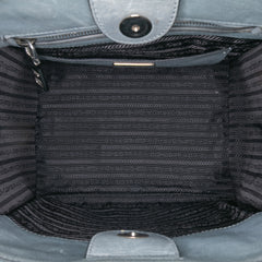 Glace Calf Twin Pocket Satchel