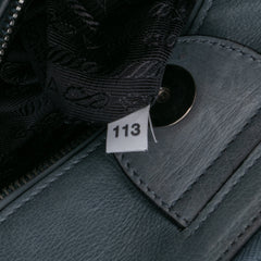 Glace Calf Twin Pocket Satchel