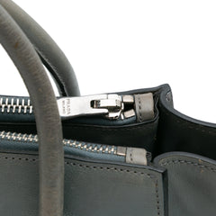 Glace Calf Twin Pocket Satchel