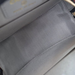 Tweed 19 Round Clutch with Chain