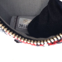Tweed 19 Round Clutch with Chain