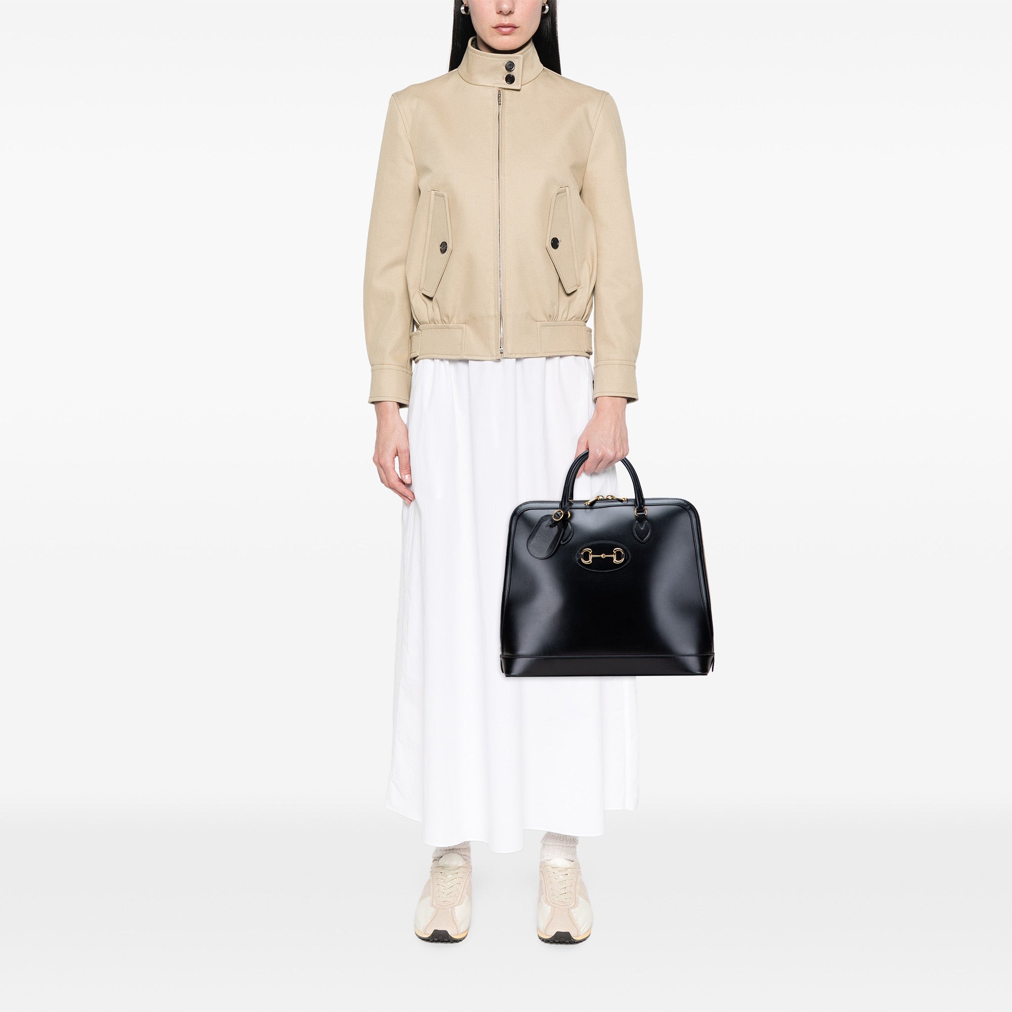 Small Leather Horsebit 1955 Duffle Bag