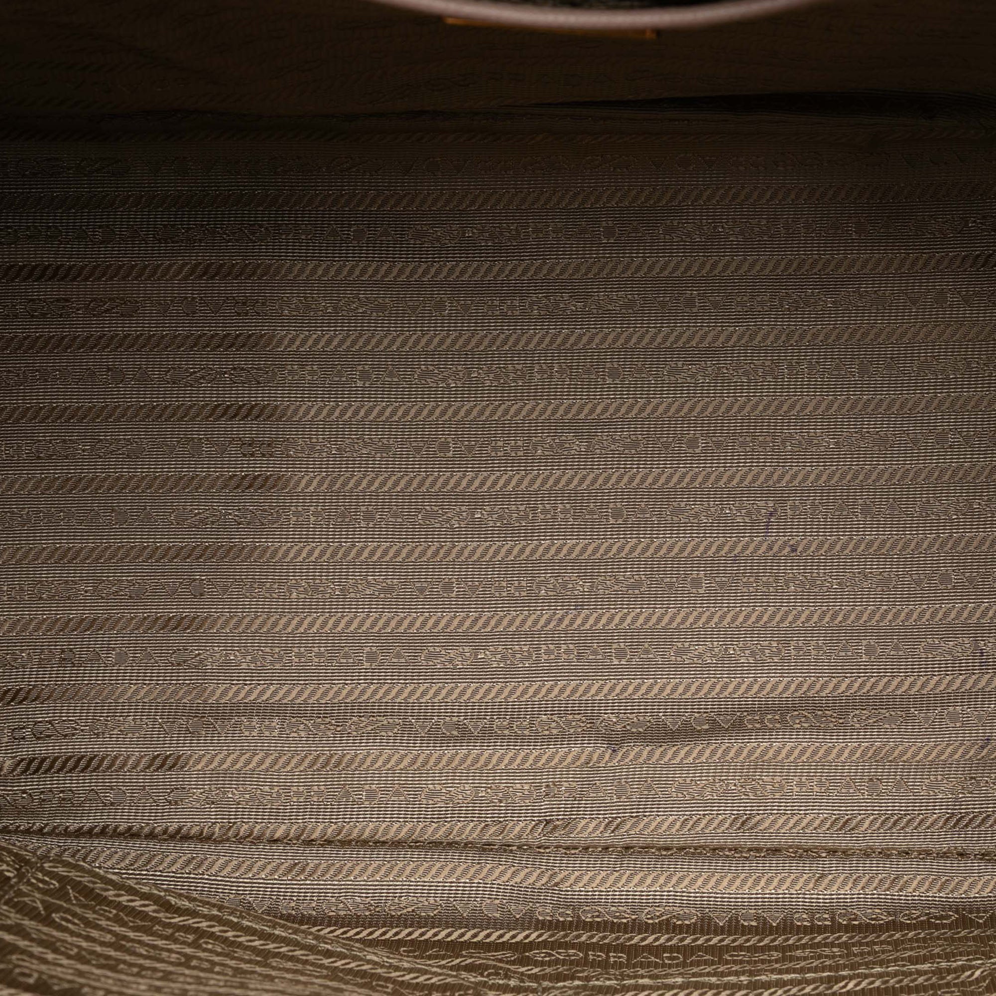 Large Saffiano Lux Galleria Satchel