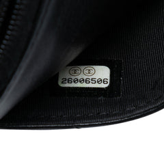 Chevron Lambskin Button Wallet On Chain