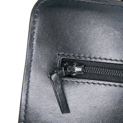 CC Quilted Velvet Wallet on Chain