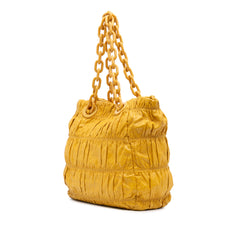 Vernice Gaufre Chain Tote