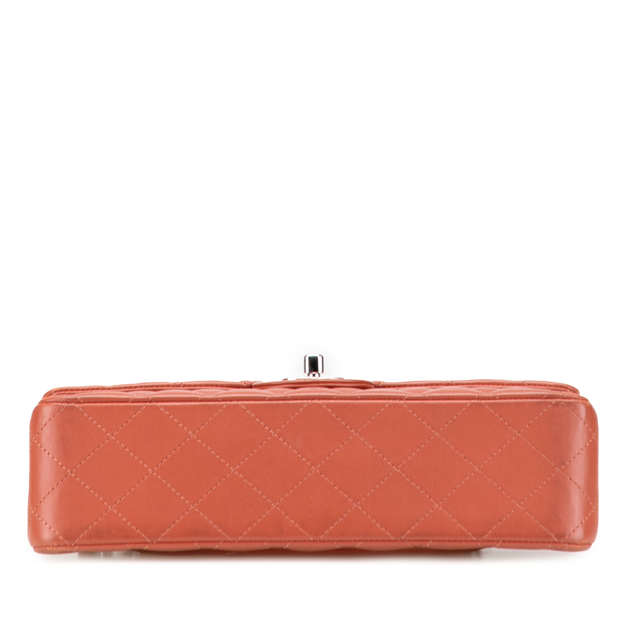 Medium Classic Lambskin Double Flap