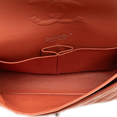 Medium Classic Lambskin Double Flap