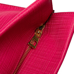 Anagram Leather Shopper Tote