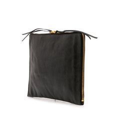 Goatskin Motocross Classic Metallic Edge Clutch