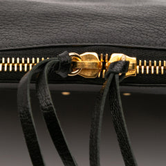 Goatskin Motocross Classic Metallic Edge Clutch