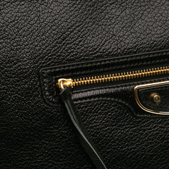 Goatskin Motocross Classic Metallic Edge Clutch