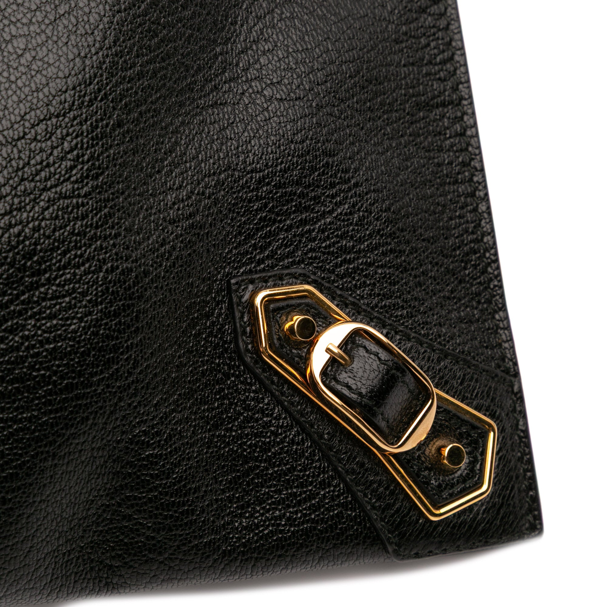 Goatskin Motocross Classic Metallic Edge Clutch