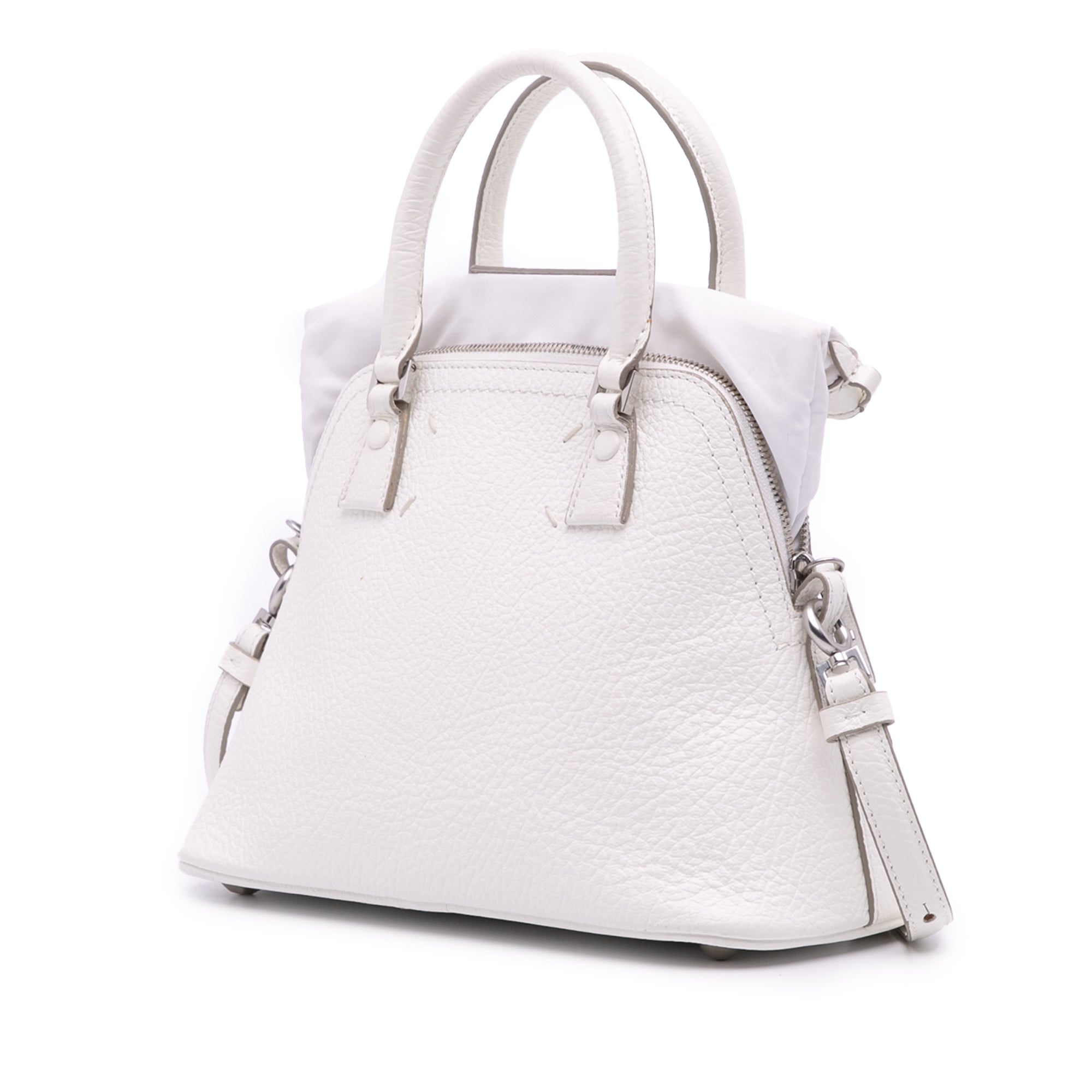 Mini Grained Leather 5ac Classique Satchel