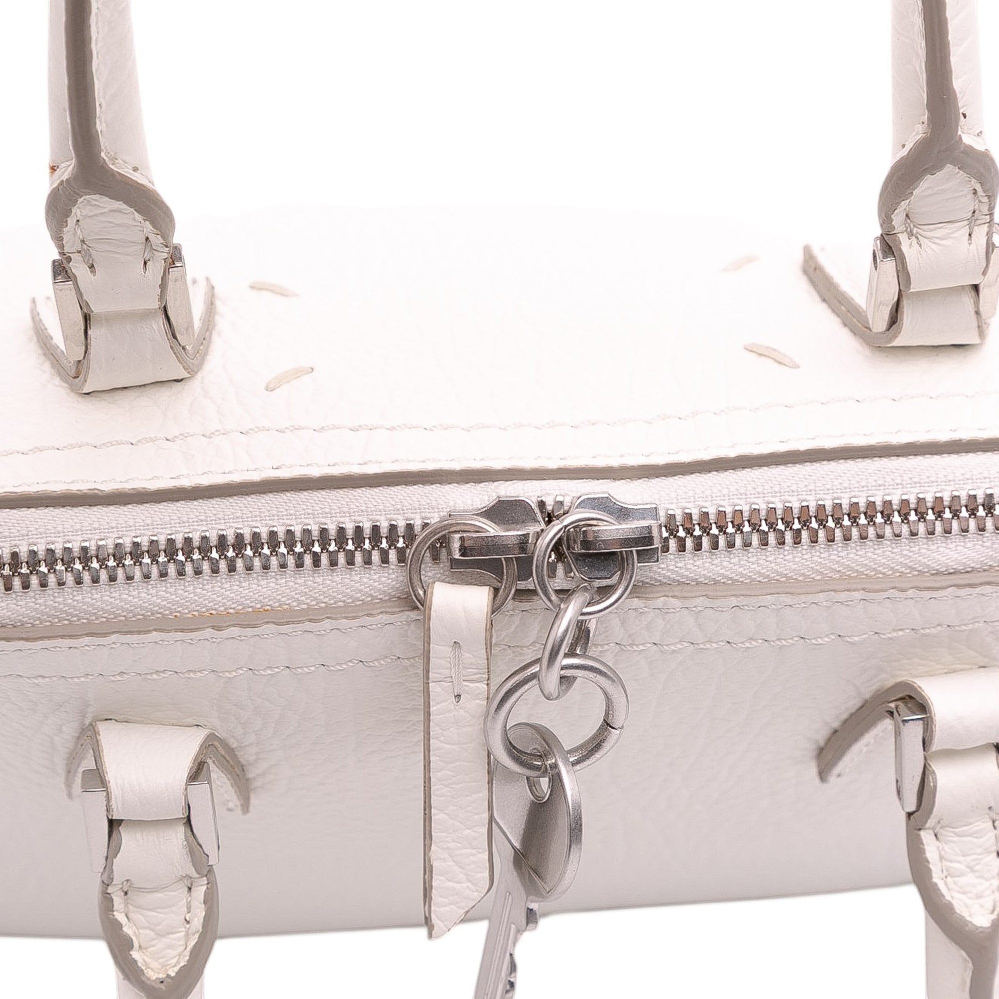 Mini Grained Leather 5ac Classique Satchel