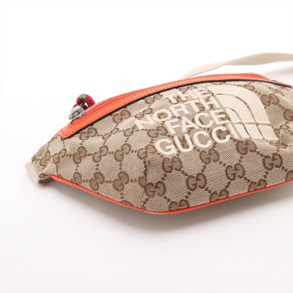 Gucci x The North Face Zip Belt Bag GG Canvas with Leather