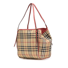 Small Haymarket Check Canvas Canterbury Tote