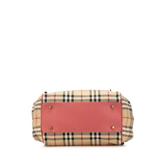 Small Haymarket Check Canvas Canterbury Tote