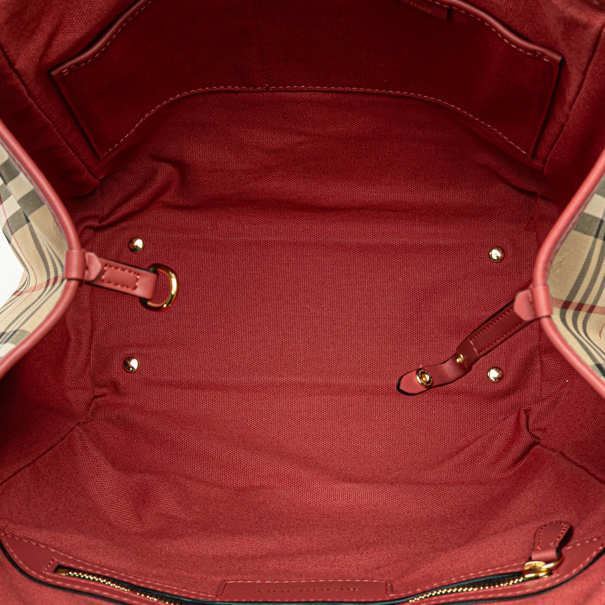 Small Haymarket Check Canvas Canterbury Tote