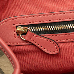 Small Haymarket Check Canvas Canterbury Tote