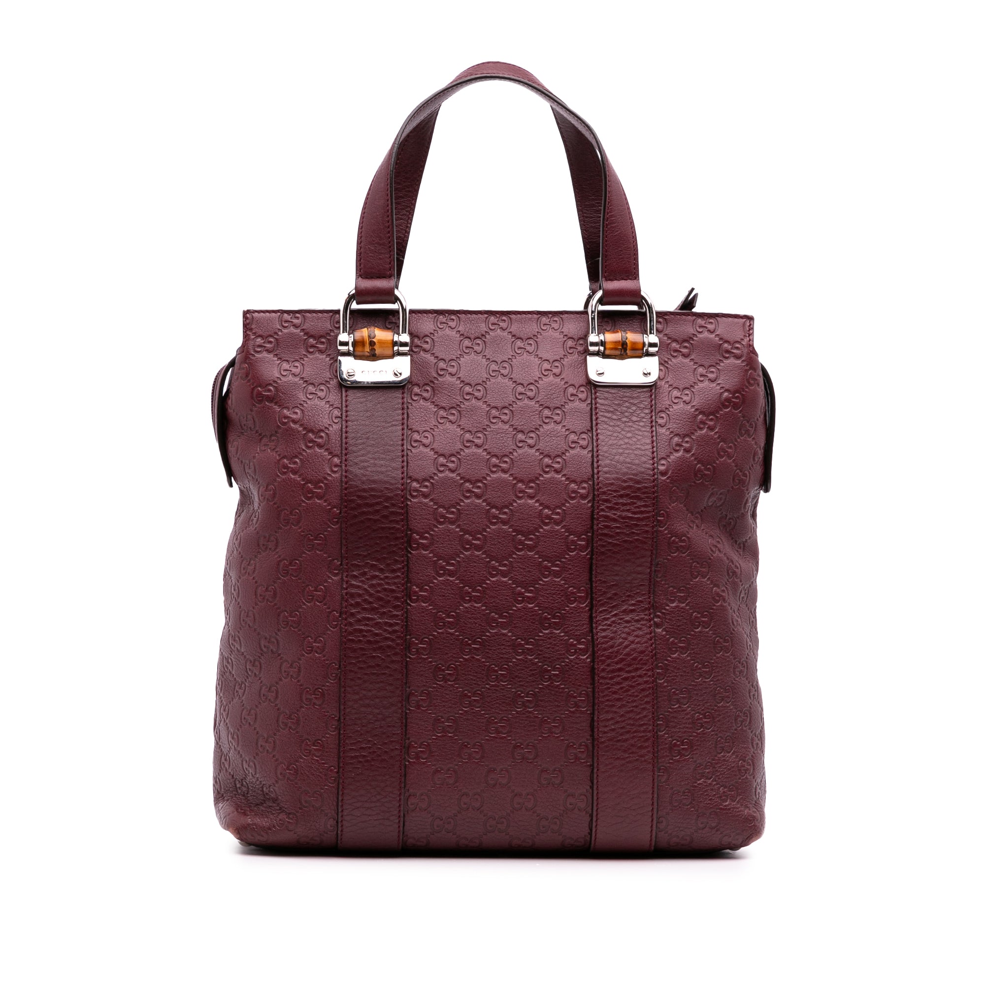 Guccissima Tender Bamboo Bar Tote
