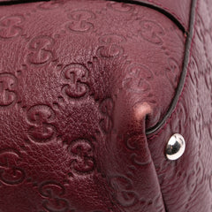 Guccissima Tender Bamboo Bar Tote