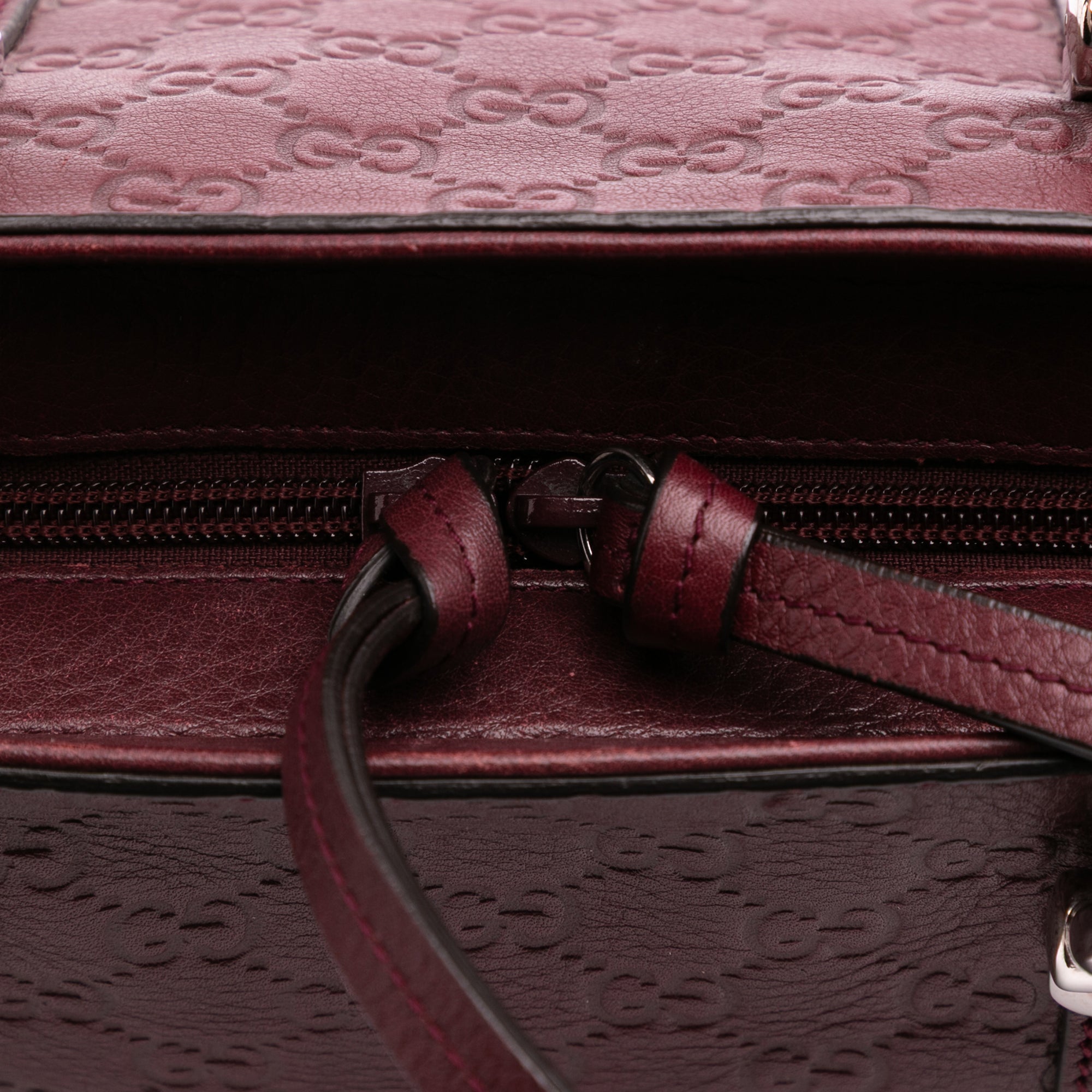 Guccissima Tender Bamboo Bar Tote