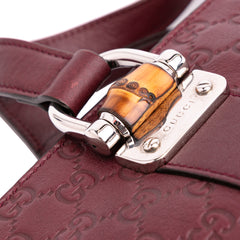 Guccissima Tender Bamboo Bar Tote