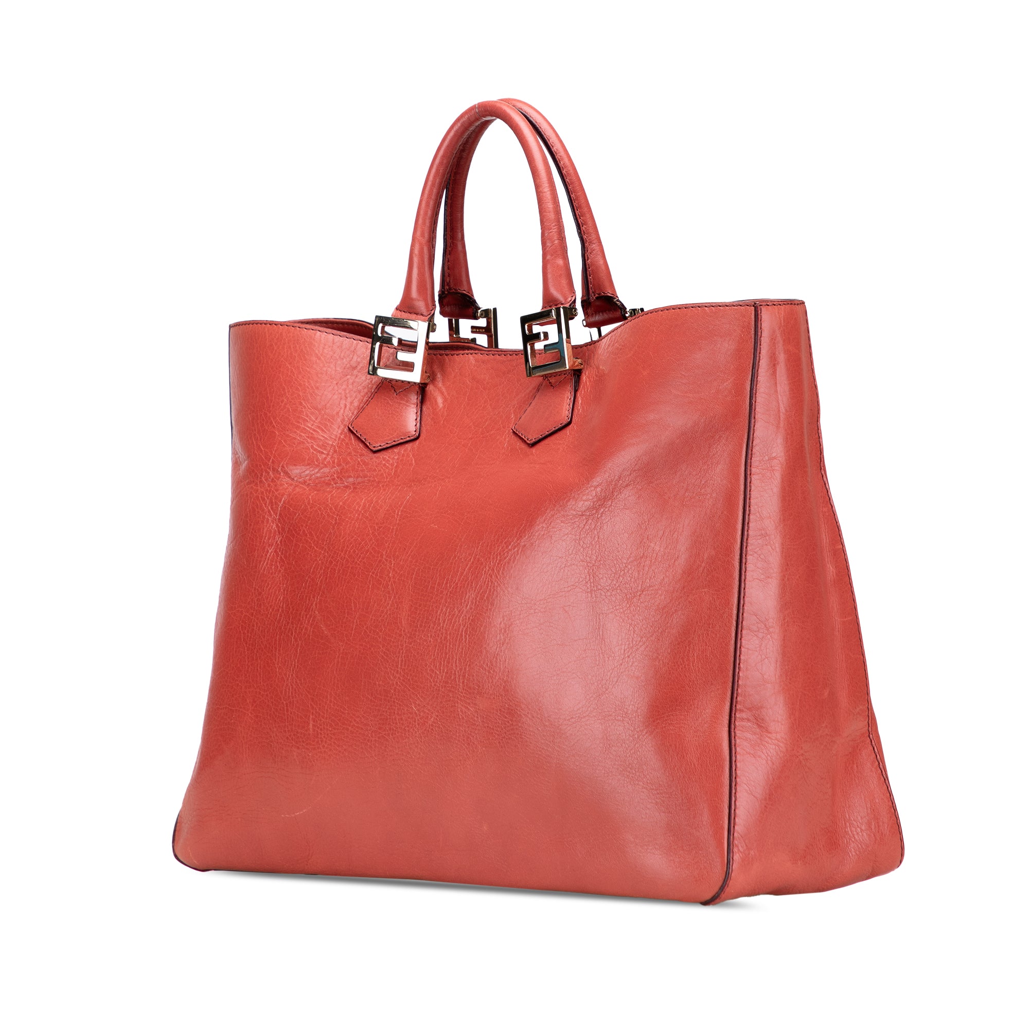 Large Leather Twins Tote