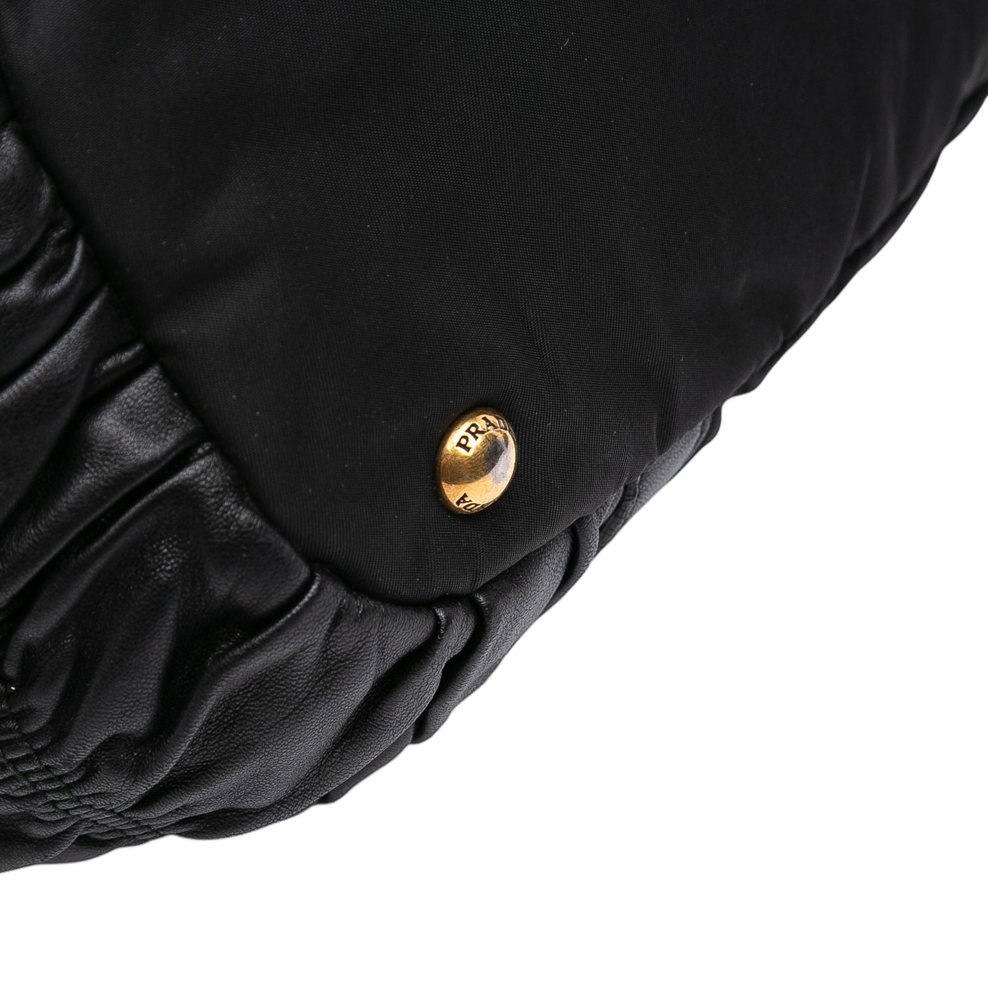 Tessuto and Nappa Gaufre Satchel
