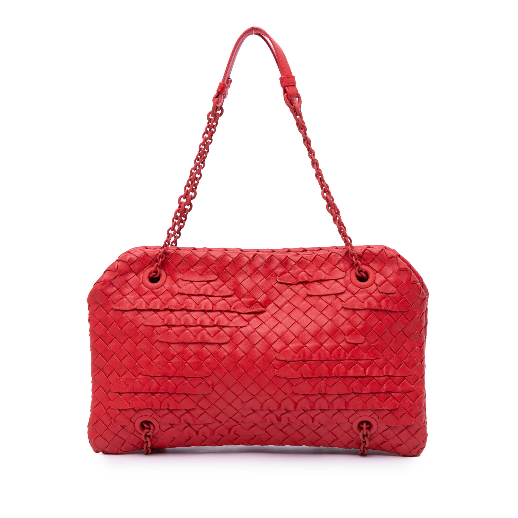 Nappa Intrecciato Duo Shoulder Bag