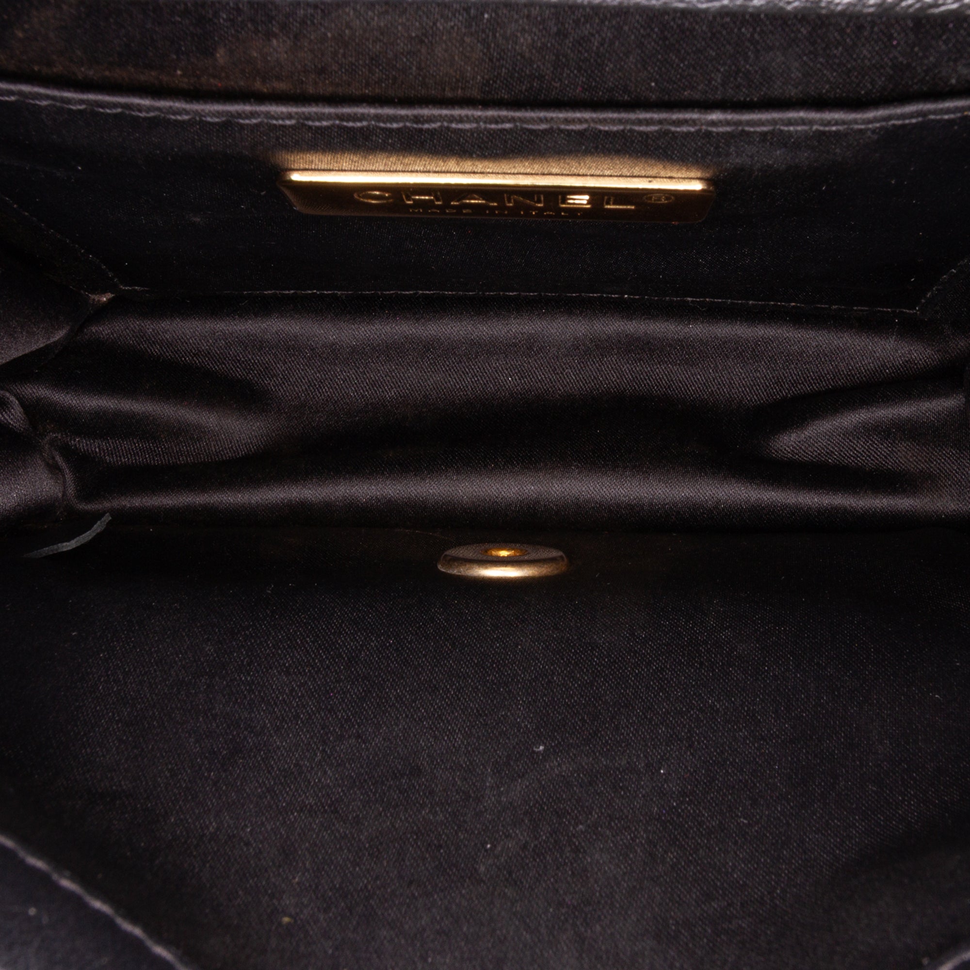 Mini Square Calfskin Coco Embossed Flap